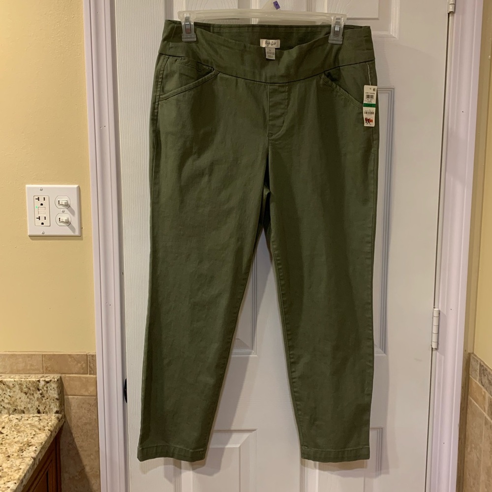 Style & Co. Olive Ankle Pants